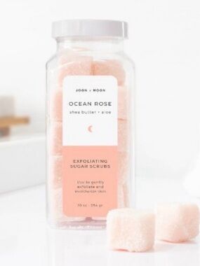 Joon X Moon Exfoliating Ocean Rose Sugar Scrub Cubes